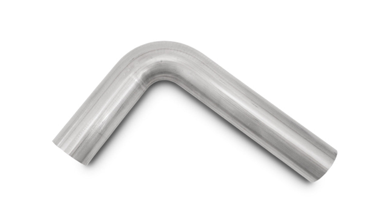 Vibrant 90 deg Mandrel Bend Pipe T304 Stainless Steel Tube Diameter - 2.75" O.D. Centerline Radius - 2.75" Leg Length A - 4" Leg Length B - 12" | 13052