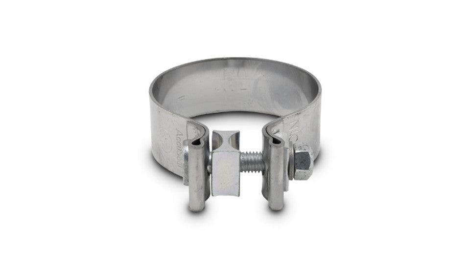 Vibrant SS Accuseal Exhaust Seal Clamp 3 1/2" O.D. Tubing (1.25" Wide Band) | 1162