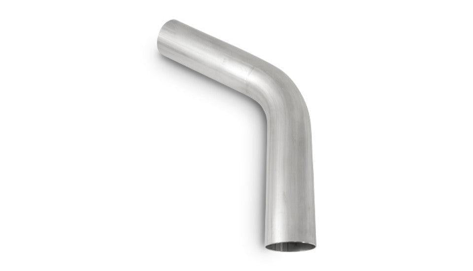 Vibrant T304 SS 60 deg Mandrel Bend Tube Tube Diameter - 2.75" O.D. Centerline Radius - 4.125" Leg Length A - 6" Leg Length B - 6" | 13071