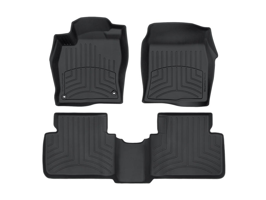 WeatherTech FloorLiner Front & Rear Set Honda Civic Type R / Civic Si Sedan 2017-2021 | 448841IM-448842