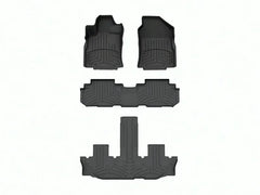 WeatherTech Front / Rear / Bench Rear HP FloorLiner Black Subaru Ascent 2019-2025 | 441475-1-2-3