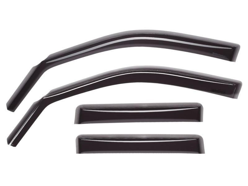 WeatherTech Front & Rear Side Wndw Deflectors Dark Smoke Subaru Crosstrek 13-17 | 82709