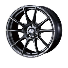 WedsSport SA-25R 18x9.5 +38 5x114.3 Platinum Silver Black Wheel | 73752