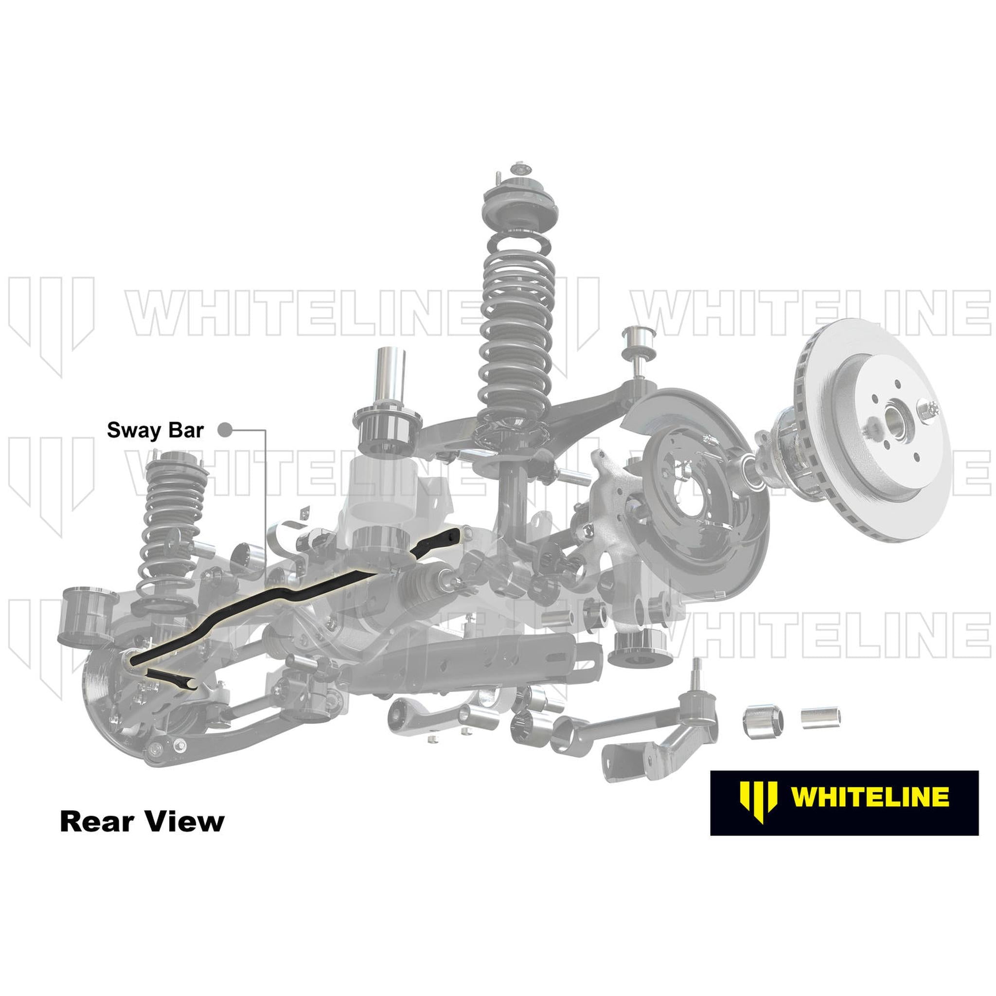 Whiteline 20mm Rear Heavy Duty Sway Bar Nissan 350Z / Infiniti G35 2003-2009 | BNR30Z