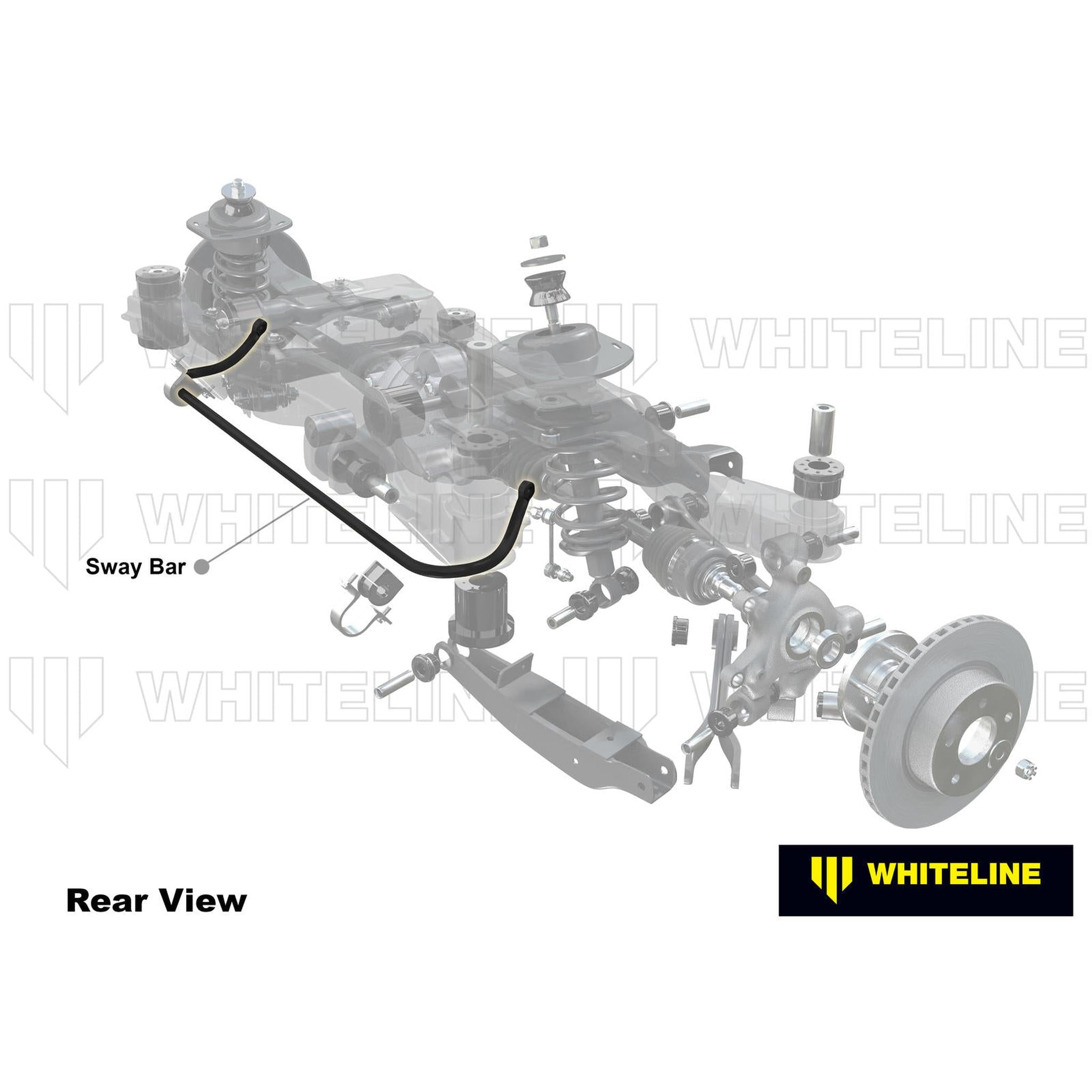 Whiteline 24mm Heavy Duty Adjustable Rear Sway Bar Nissan 370z / Infiniti G37 2009-2020 | BNR37Z
