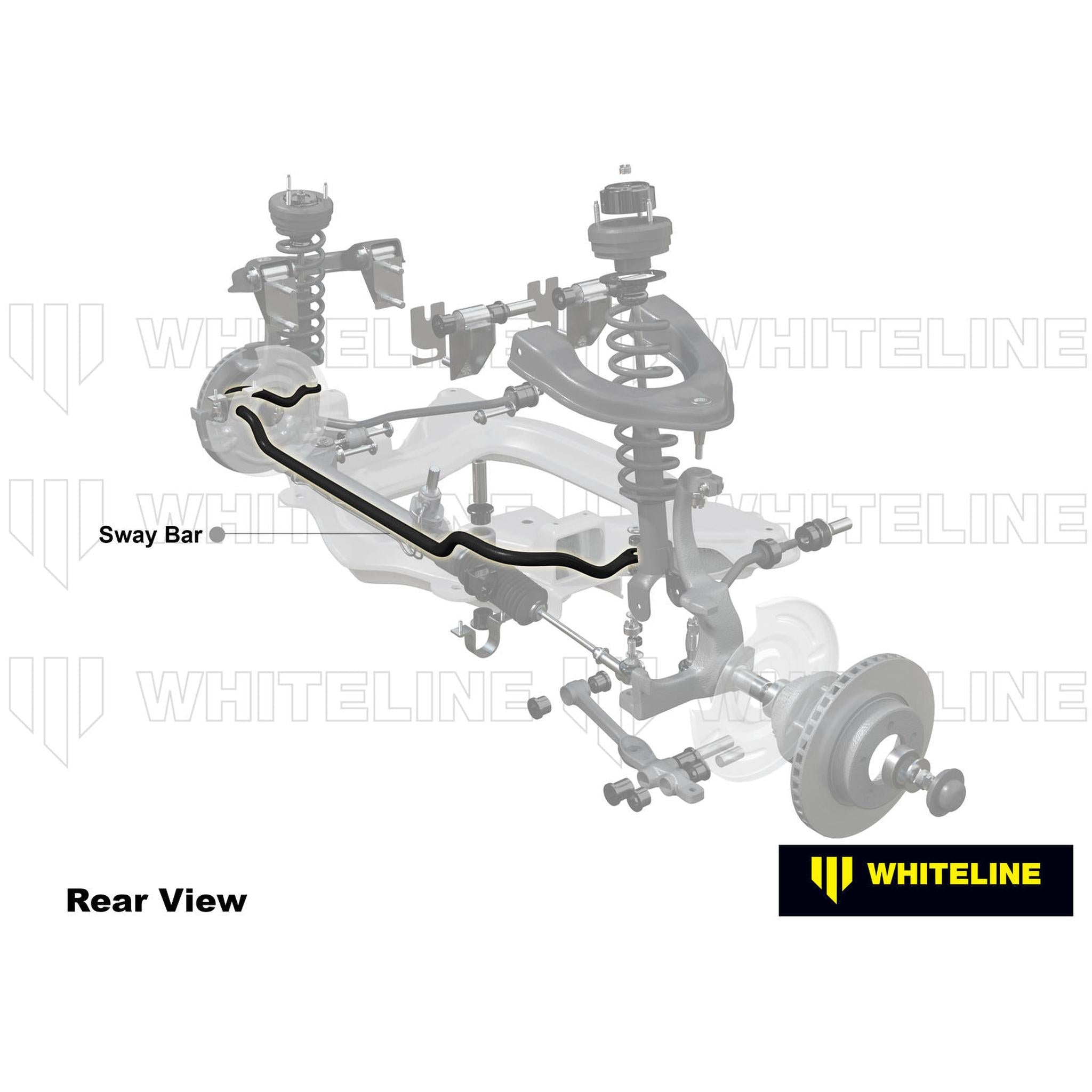 Whiteline Front Adjustable Sway Bar Nissan 350Z / Infiniti G35 2003-2009 | BNF33Z