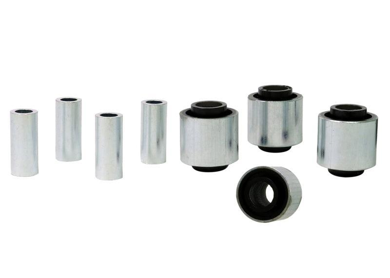 Whiteline Rear Control Arm Lower Front Inner & Outer Bushing Kit Subaru Legacy GT / Outback XT 2005-2009 | W63393