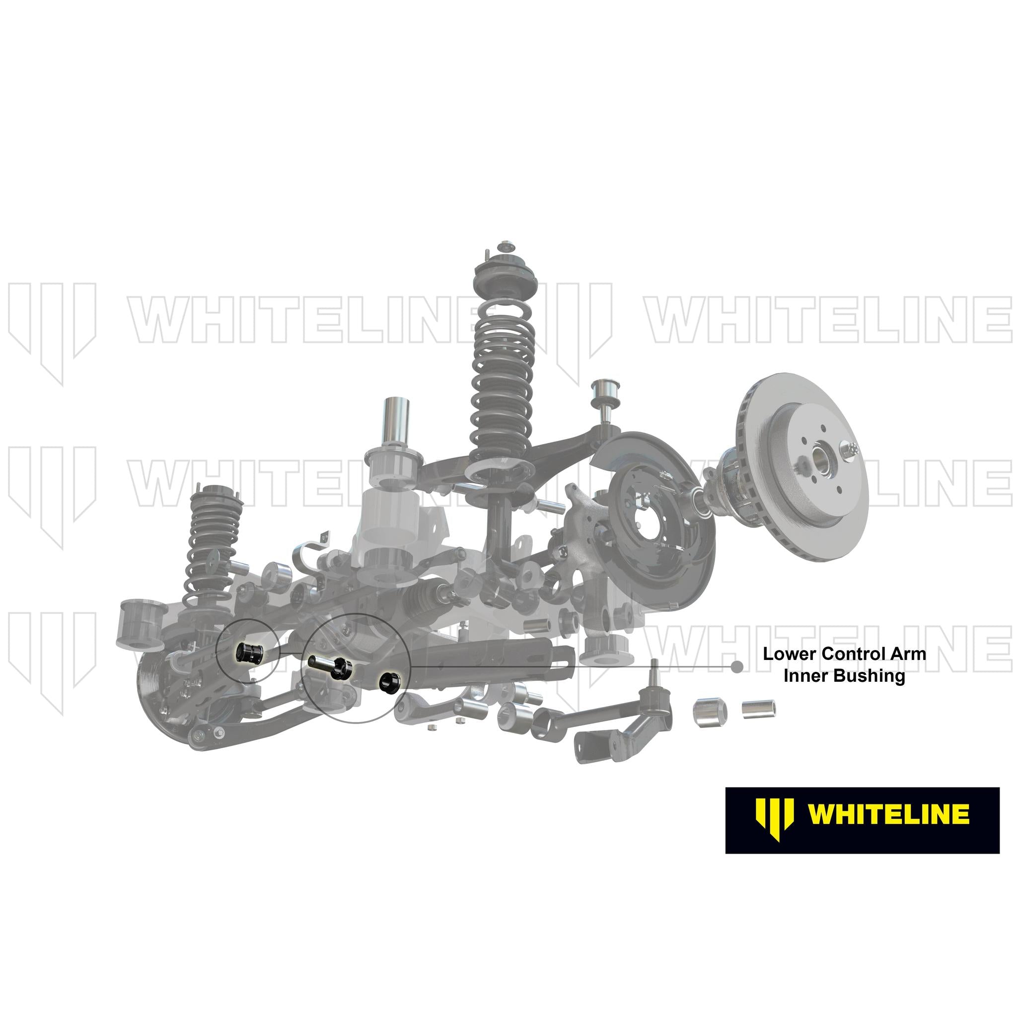 Whiteline Rear Lower Inner Control Arm Bushing Kit Nissan 350z / Infiniti G35 2003-2009 | W62996