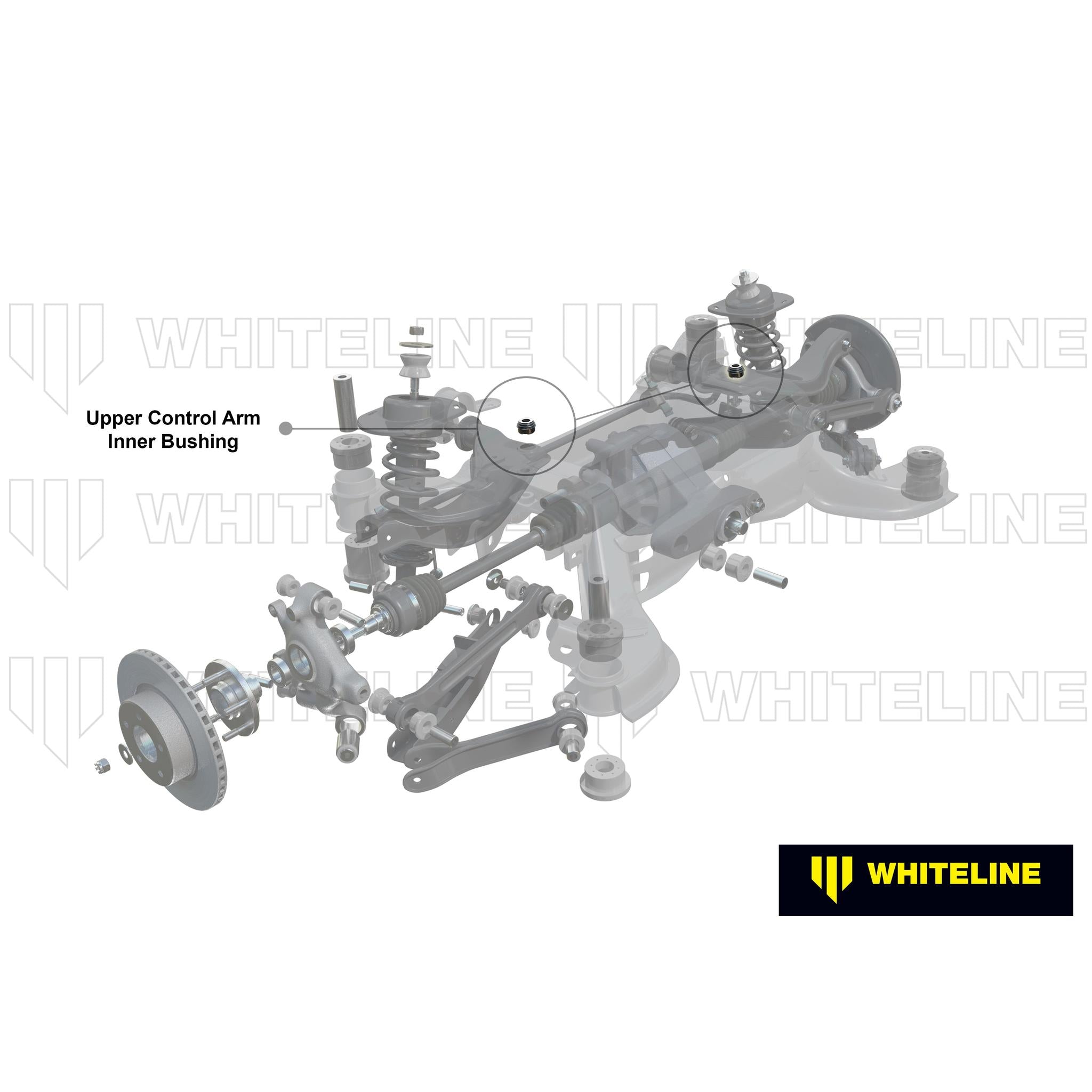 Whiteline Rear Upper Inner Control Arm Bushing Kit NIssan 350z / Infiniti G35 2003-2009 | W62989