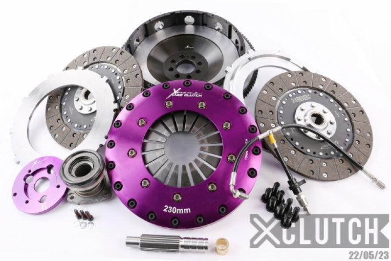 XCLUTCH 9" Twin Solid Organic Clutch Kit Nissan 370Z 2009-2020 / Infiniti G35 2007-2008 / Infiniti G37 2009-2013 | XKNI23688-2G