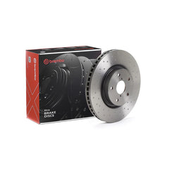 Brembo OE Drilled UV Coated Front Brake Rotor Subaru WRX 2015-2021 | 09.D245.1X