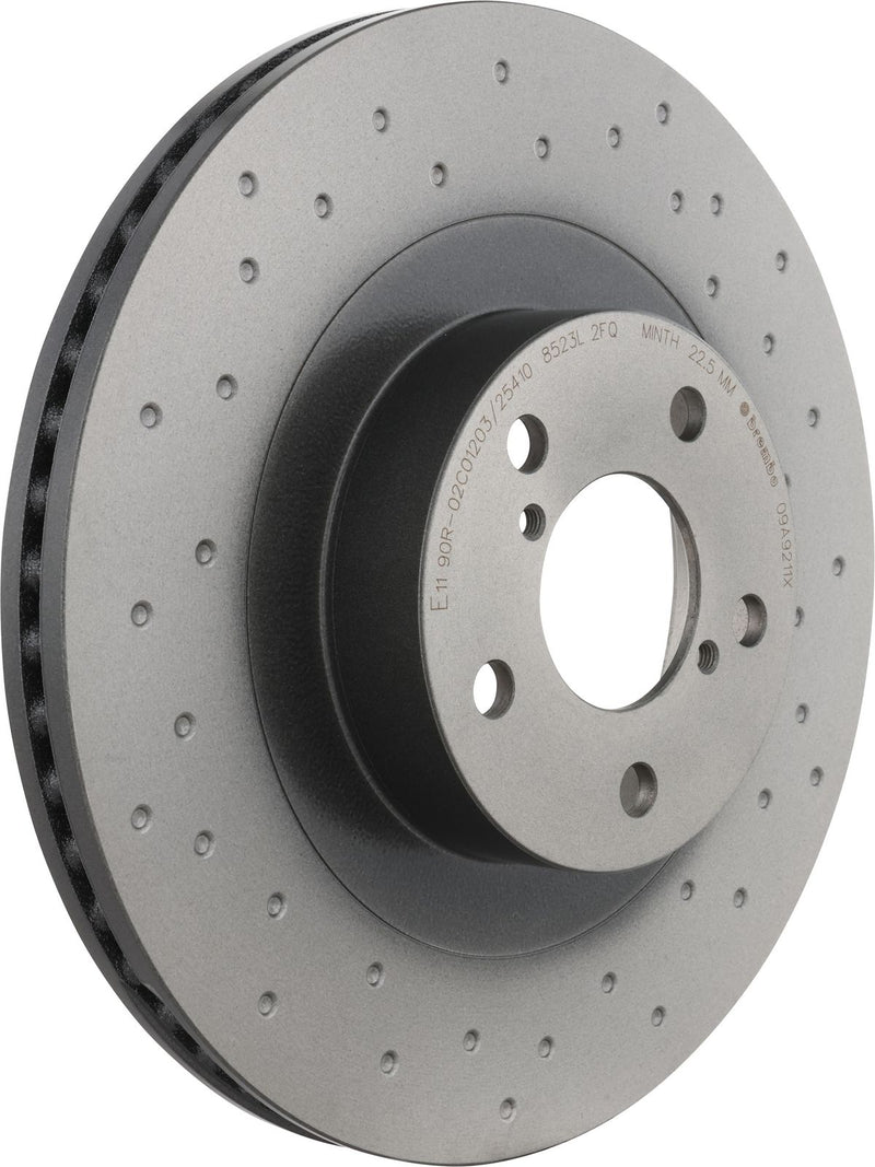 Brembo Front Premium Xtra Cross Drilled UV Coated Rotor BRZ / 86 / FR-S 2013-2020 | 09.A921.1X