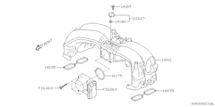 Subaru OEM Intake Manifold Subaru BRZ 2022-2026 | 14001AC680