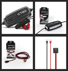 CTEK CT5 Ultimate Powersports Battery Charger Kit - Multi-Stage Smart Charger | 99-UPOWR-KIT