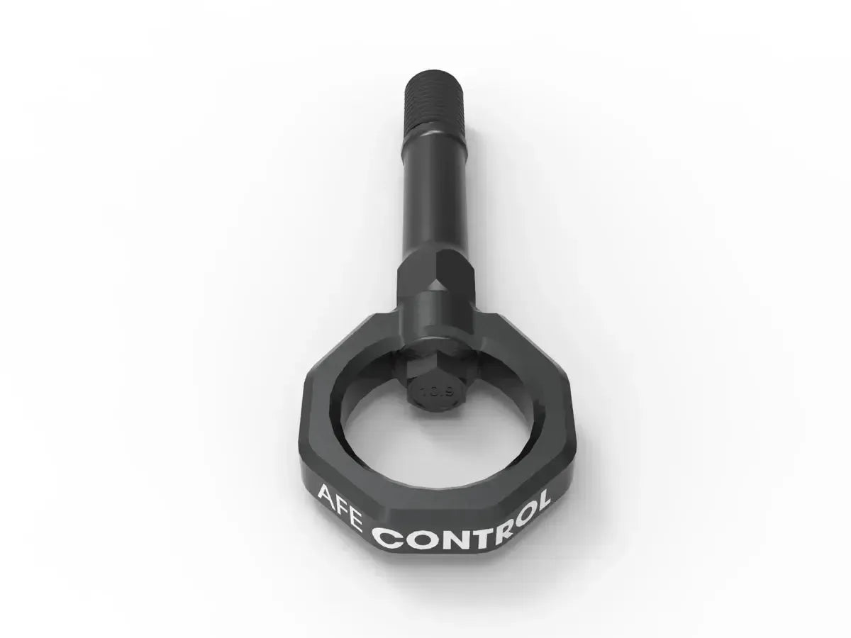 aFe CONTROL Front Tow Hook Gray Nissan Z 2023-2025 | 450-712001-G