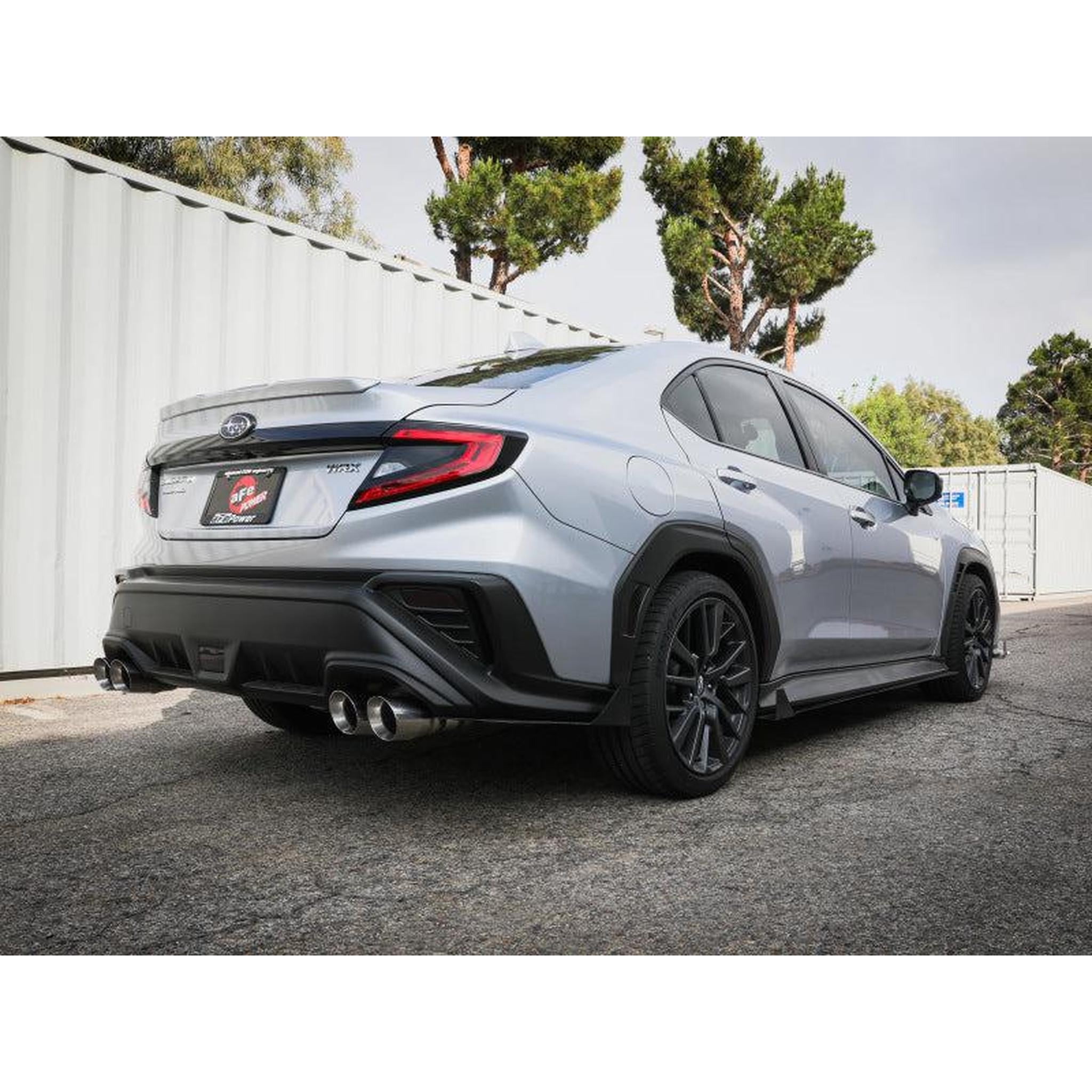 aFe POWER Takeda 3in to 2-1/2in 304 SS Cat Back Exhaust w/ Polished Tips Subaru WRX 2022-2026 | 49-36809-P