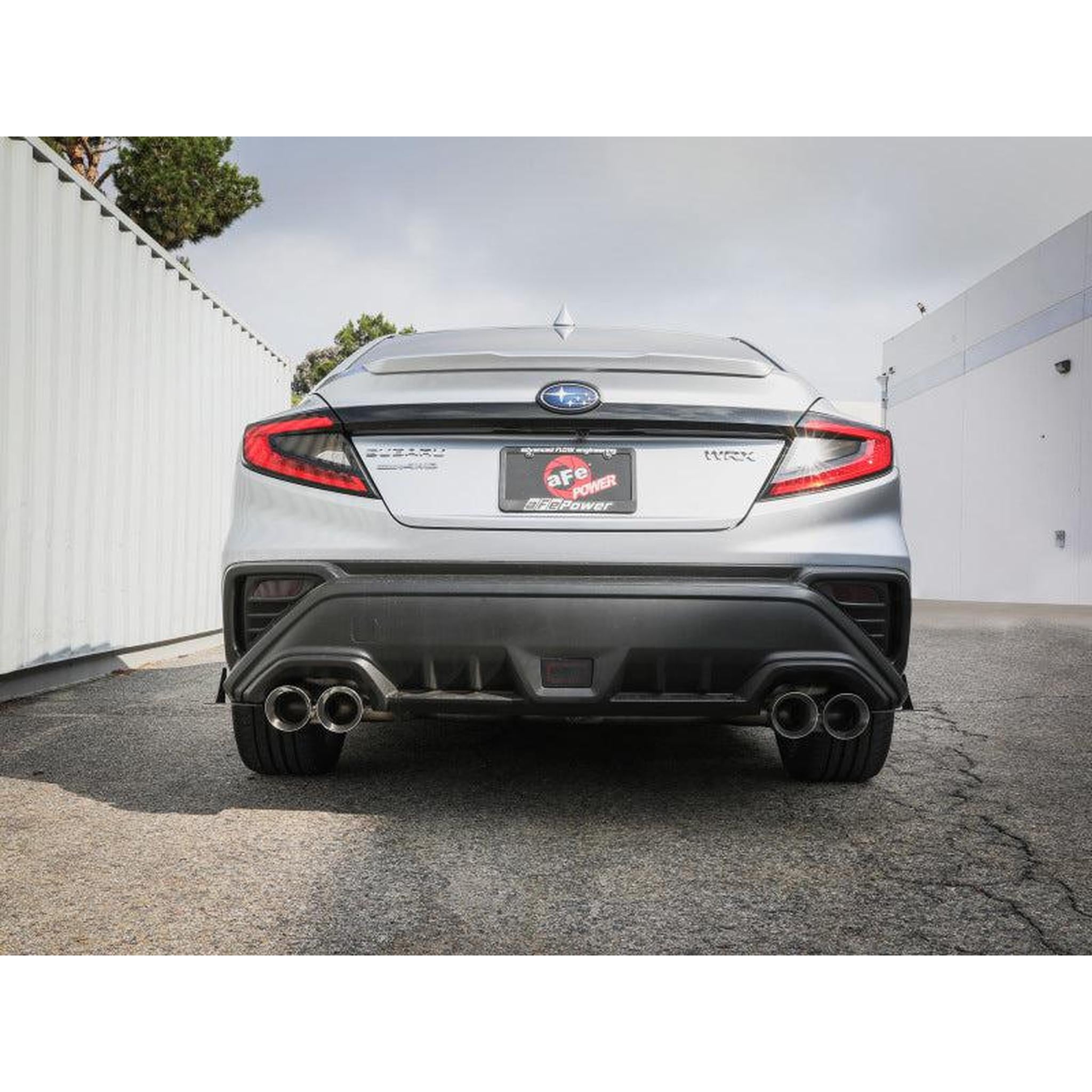 aFe POWER Takeda 3in to 2-1/2in 304 SS Cat Back Exhaust w/ Polished Tips Subaru WRX 2022-2026 | 49-36809-P