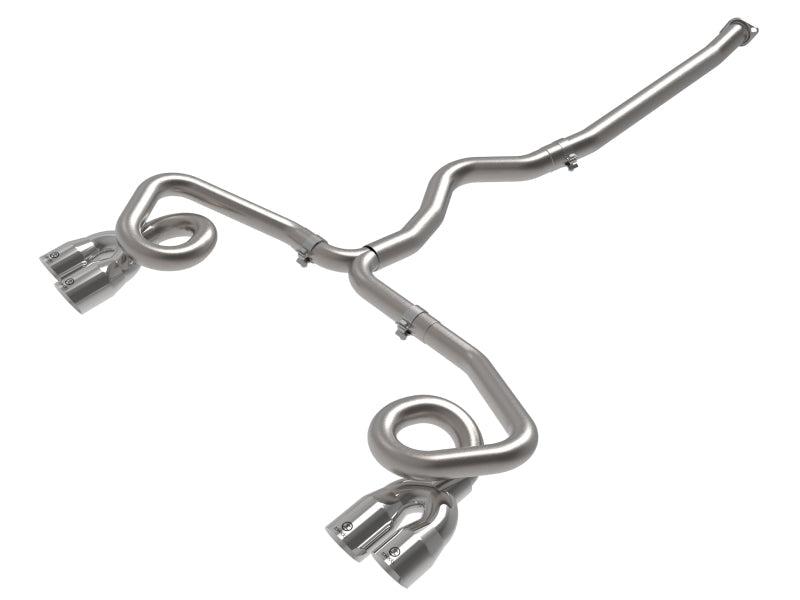 aFe POWER Takeda 3in to 2-1/2in 304 SS Cat Back Exhaust w/ Polished Tips Subaru WRX 2022-2026 | 49-36809-P