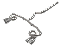aFe POWER Takeda 3in to 2-1/2in 304 SS Cat Back Exhaust w/ Polished Tips Subaru WRX 2022-2026 | 49-36809-P