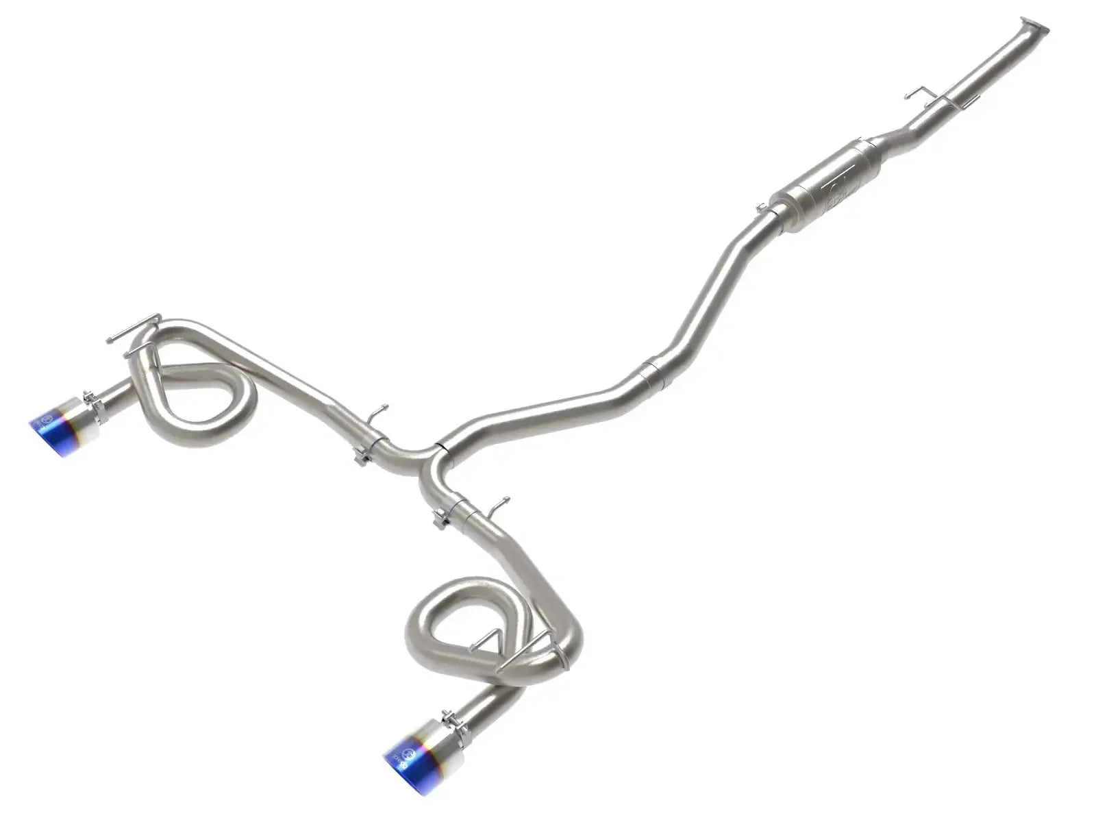 aFe Takeda 2.5in to 3in Blue Flame Tips Cat Back Exhaust Honda Civic Si 2022-2026 | 49-36630-L