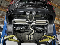 aFe Takeda 3" 304 SS Cat Back Exhaust w/ Carbon Tips Honda Civic Si Sedan 2017-2020 | 49-36621-1C