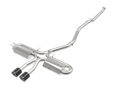 aFe Takeda 3" 304 SS Cat Back Exhaust w/ Carbon Tips Honda Civic Si Sedan 2017-2020 | 49-36621-1C