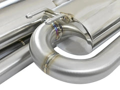 aFe Takeda 3" 304 Stainless Cat Back Exhaust w/ Polished Tips Honda Civic Si Sedan 2017-2020 | 49-36618-P