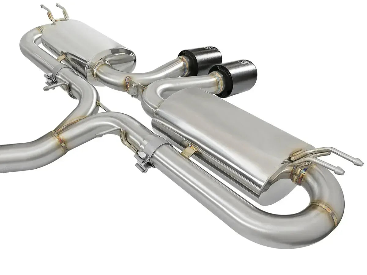 aFe Takeda 3" Cat Back Exhaust 304SS w/ Black Tips Honda Civic Si Sedan 2017-2020 | 49-36621-B