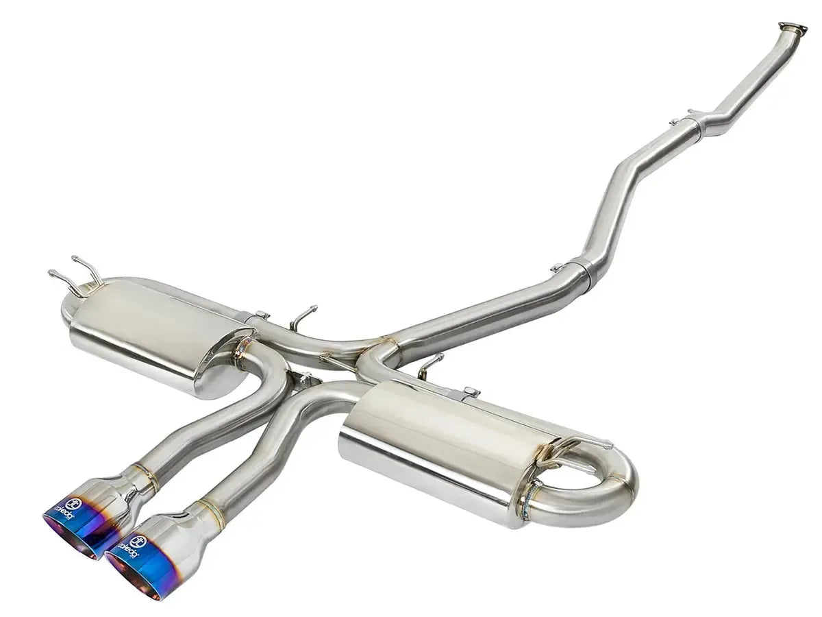aFe Takeda 3" Cat Back Exhaust w/ Blue Flame Tips Honda Civic Si Sedan 2017-2020 | 49-36621-L