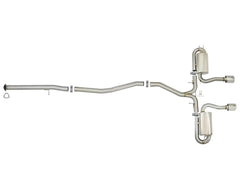 aFe Takeda 3" Catback Exhaust w/ Polished Tips 304SS Honda Civic Si Sedan 2017-2020 | 49-36621-P