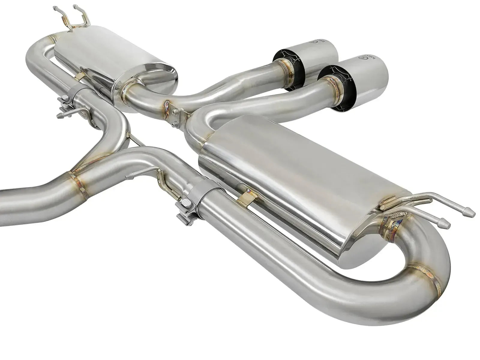 aFe Takeda 3" Catback Exhaust w/ Polished Tips 304SS Honda Civic Si Sedan 2017-2020 | 49-36621-P