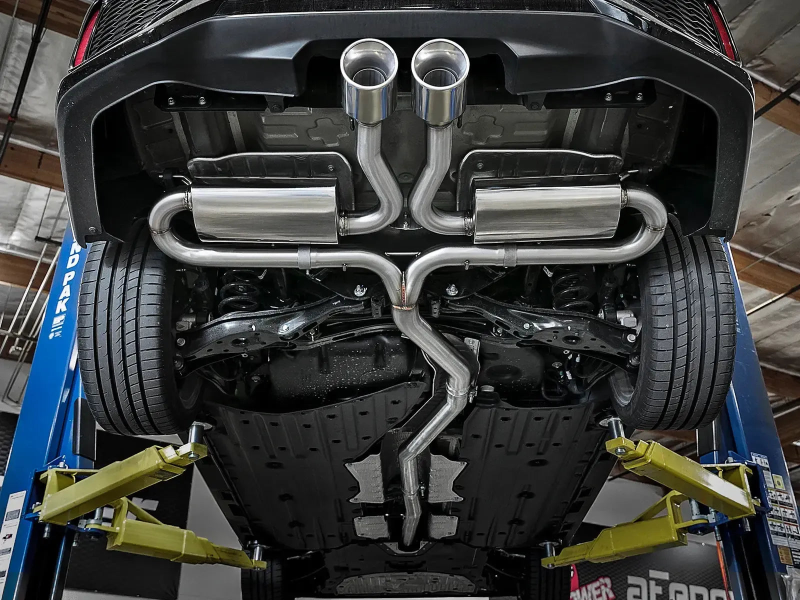 aFe Takeda 3" Catback Exhaust w/ Polished Tips 304SS Honda Civic Si Sedan 2017-2020 | 49-36621-P