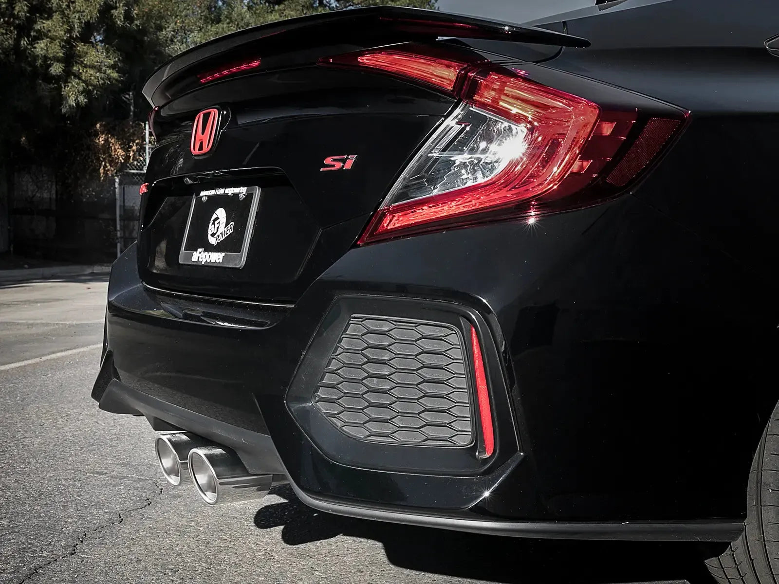 aFe Takeda 3" Catback Exhaust w/ Polished Tips 304SS Honda Civic Si Sedan 2017-2020 | 49-36621-P