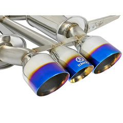 aFe Takeda 3in 304 SS Cat Back Exhaust w/ Blue Flame Tips Honda Civic Type R 2017-2021 | 49-36616-L
