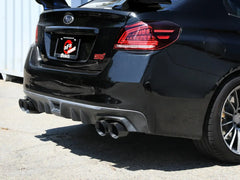 aFe Takeda 3in to 2-1/2in Stainless Cat Back Exhaust w/ Black Tip Subaru WRX / STI 2015-2021 | 49-36810-B