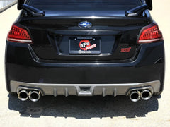 aFe Takeda 3in to 2-1/2in Stnlss Cat Back Exhaust w/ Polished Tip Subaru WRX / STI 2015-2021 | 49-36810-P
