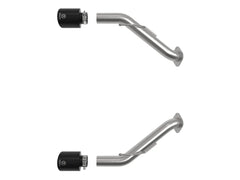 aFe Takeda Axle-Back Exhaust 2.5in 304 SS w/ Black Tips Nissan Z 2023-2025 | 49-36137-B