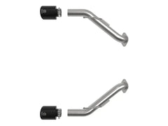 aFe Takeda Axle Back Exhaust 2.5in 304 SS w/ Black Tips Nissan Z 2023-2025 | 49-36137-B