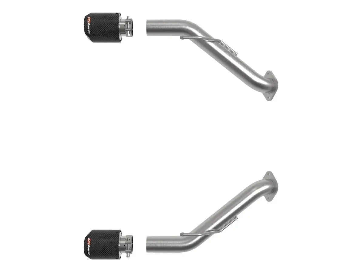 aFe Takeda Axle Back Exhaust w/ Carbon Fiber Tips Nissan Z 2023-2025 | 49-36137-C