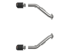 aFe Takeda Axle Back Exhaust w/ Carbon Fiber Tips Nissan Z 2023-2025 | 49-36137-C