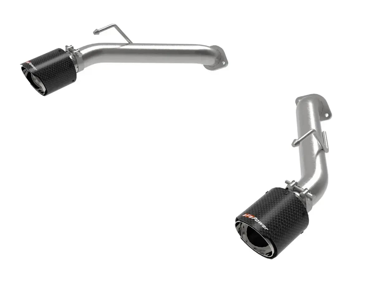 aFe Takeda Axle Back Exhaust w/ Carbon Fiber Tips Nissan Z 2023-2025 | 49-36137-C