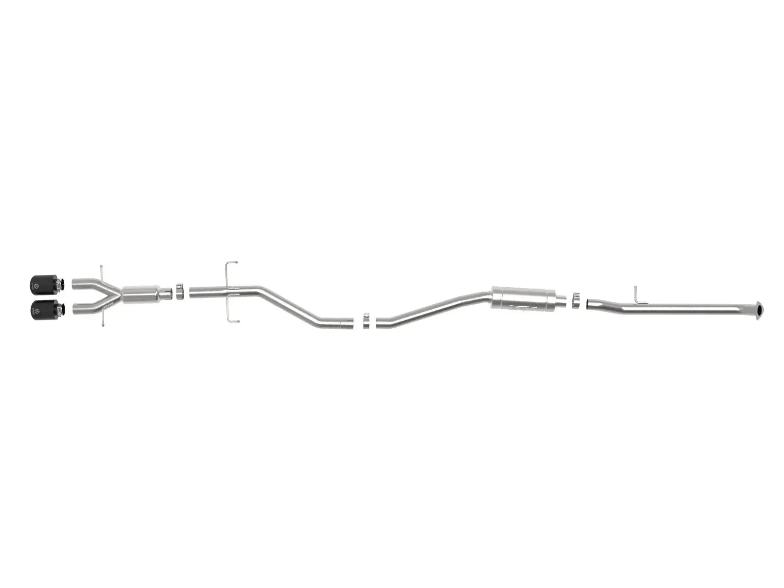aFe Takeda Cat Back Exhaust 2.5" 304SS w/ Black Tips Honda Civic Si Sedan 2017-2020 | 49-36619-B