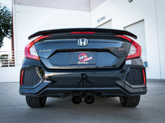 aFe Takeda Cat Back Exhaust 2.5" 304SS w/ Black Tips Honda Civic Si Sedan 2017-2020 | 49-36619-B