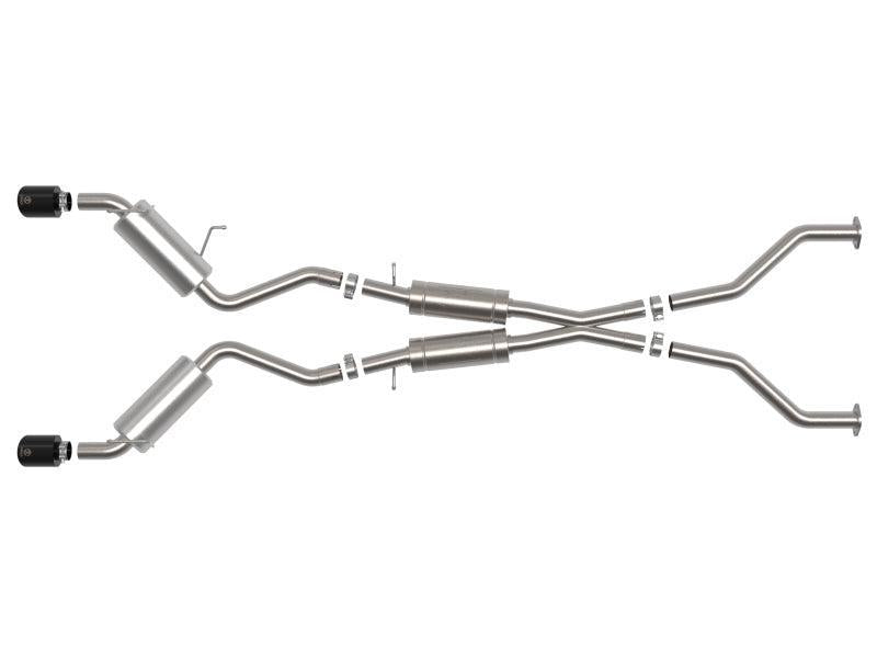 aFe Takeda Cat-Back Exhaust w/ Black Tips Nissan 370Z 2009-2020 | afe49-36139-B