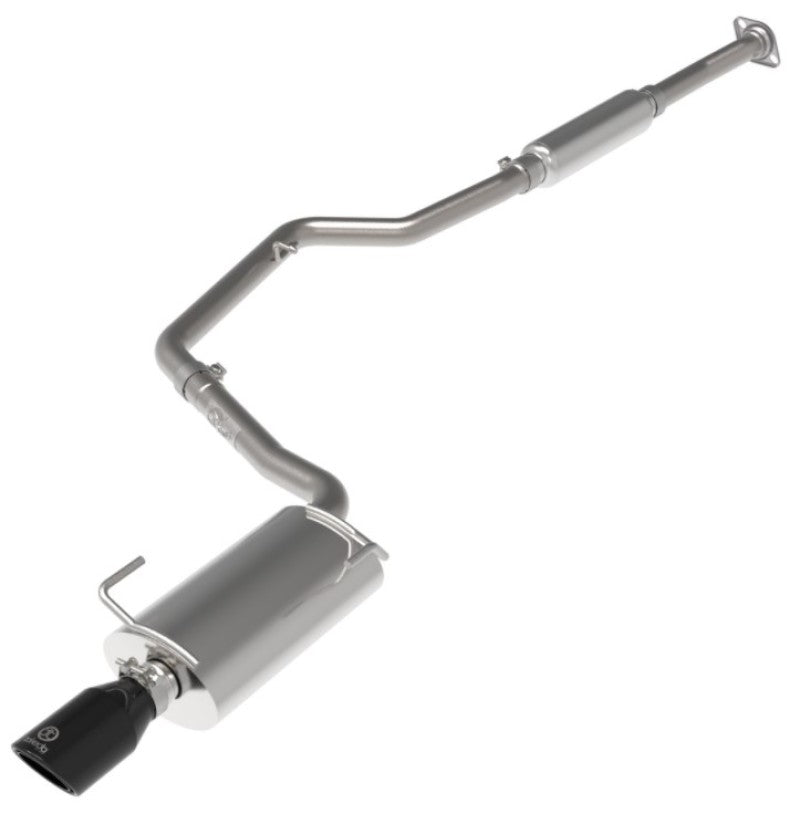 aFe Takeda Stainless Steel Cat Back Exhaust w/Black Tip Subaru Impreza 12-16 2.0L | 49-36052-B