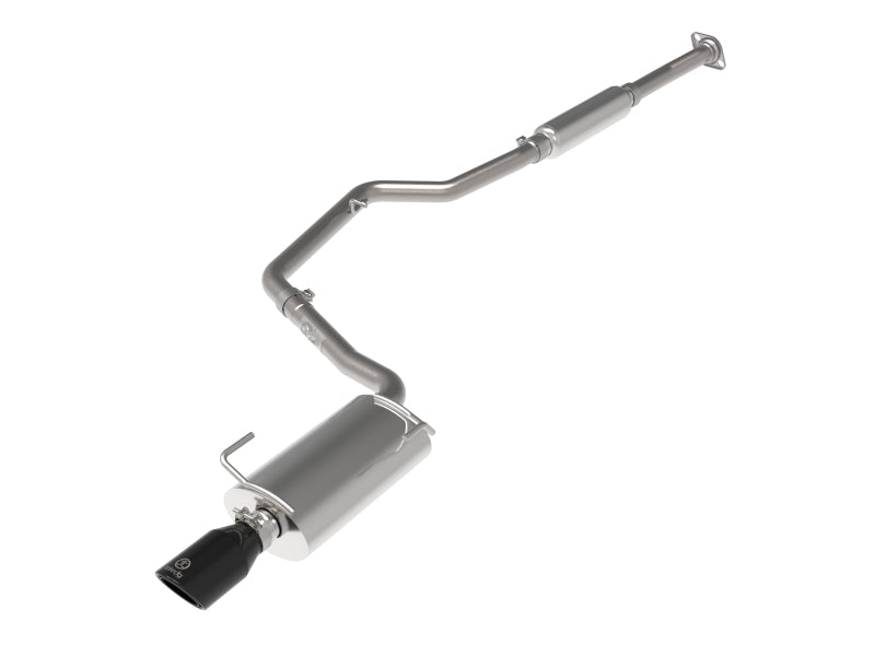 aFe Takeda Stainless Steel Cat Back Exhaust w/Black Tip Subaru Impreza 12-16 2.0L | 49-36052-B