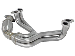 aFe Twisted Steel Long Tube Header 304 Stainless Steel w/ Cat Subaru BRZ / Scion FR-S / Toyota 86 13-20 | 48-36005-1HC