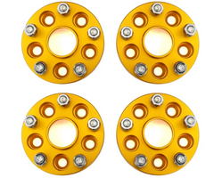 ISC Suspension 5x100 to 5x114.3 25mm Wheel Adapters Gold Subaru WRX 2002-2014 | WA25G