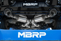 MBRP Armor Pro Cat Back Exhaust 3" Dual Exit w/ 5" Carbon Fiber Tips Nissan Z 2023-2026 | S44083CF