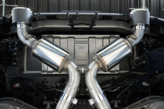 MBRP Armor Pro Cat Back Exhaust 3" Dual Exit w/ 5" Carbon Fiber Tips Nissan Z 2023-2026 | S44083CF